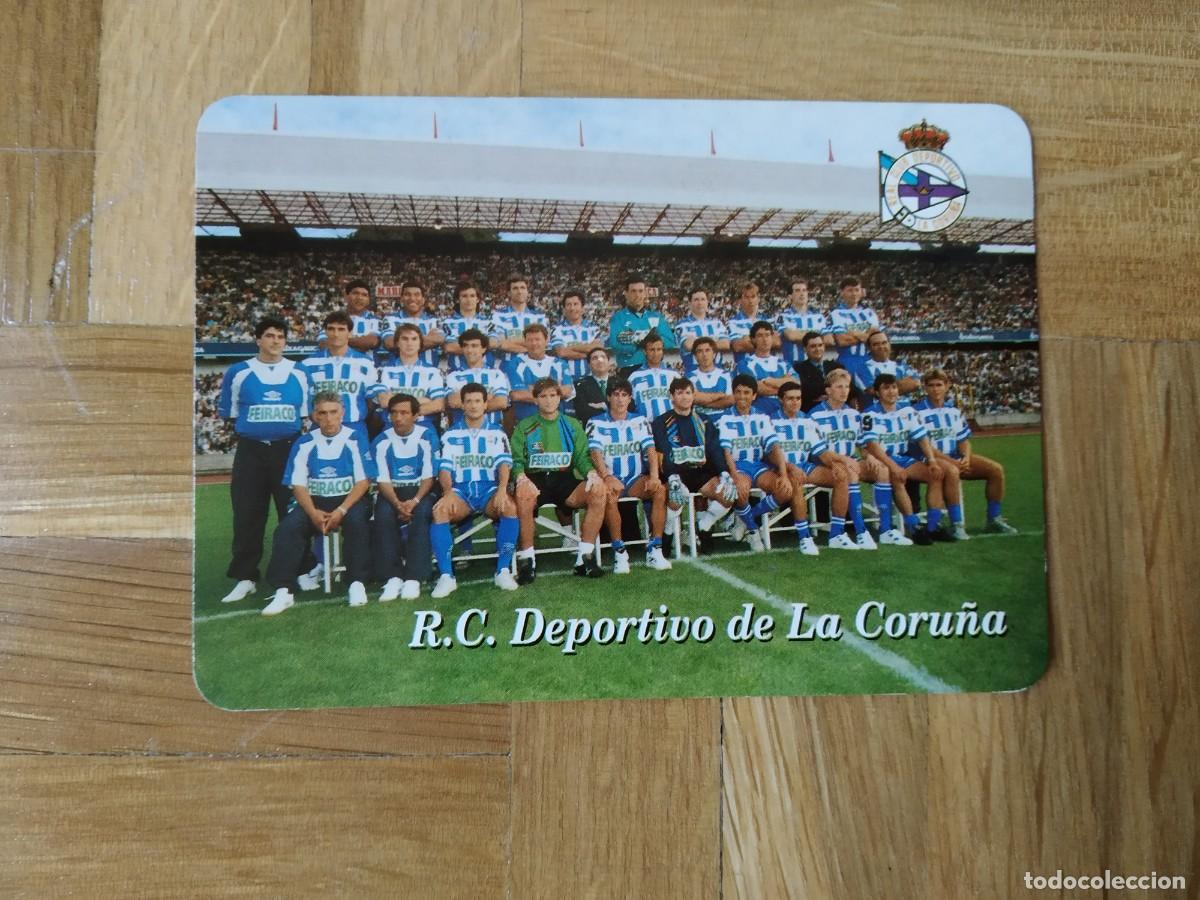 Collectables Calendars: CALENDARIO DE FUTBOL PLANTILLA DEL DEPORTIVO DE LA CORU&Ntilde;A A&Ntilde;O 1996 VER FOTOS