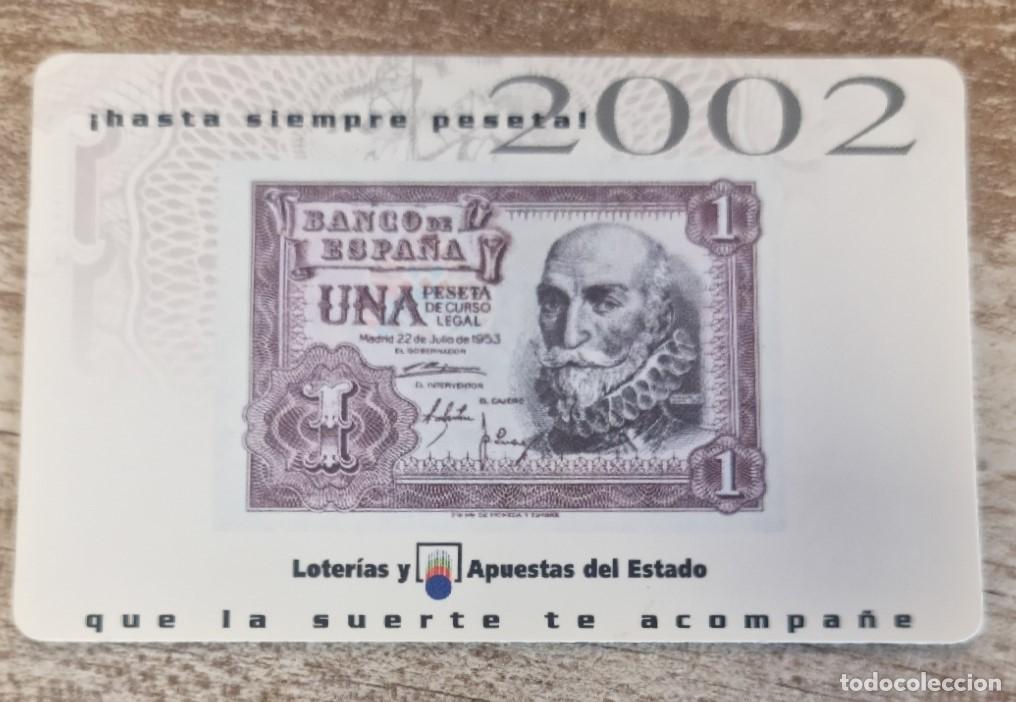 Sammeln von Kalendern: CALENDARIO BOLSILLO PUBLICITARIO 2002 - LOTERIAS Y APUESTAS DEL ESTADO