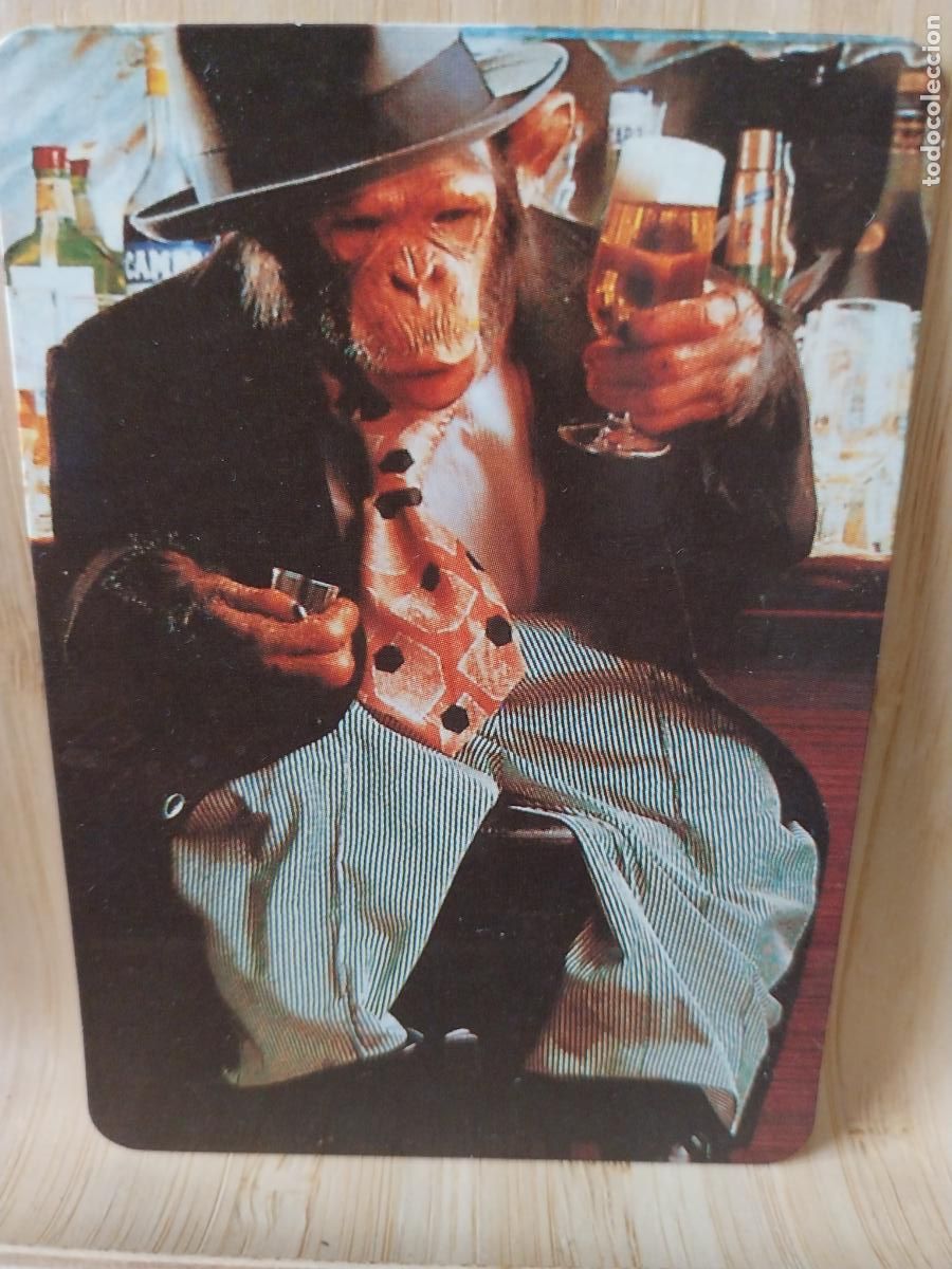 Coleccionismo Calendarios: CHIMPANCE CERVEZA CALENDARIO A&Ntilde;O 2001 PUBLICIDAD PAMAY REF BO 574