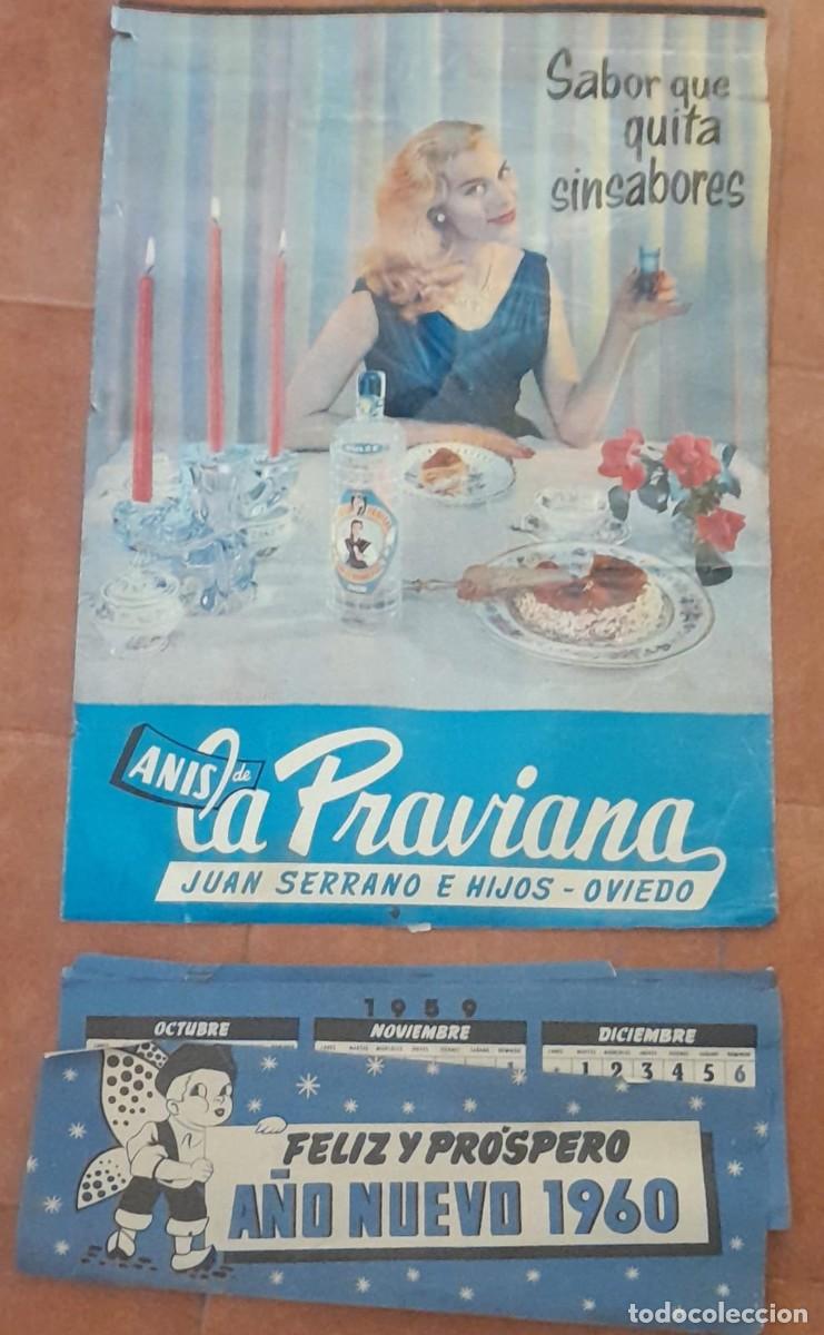 Sammeln von Kalendern: ALMANAQUE DE AN&Iacute;S DE LA PRAVIANA, DE 1960, PARA RESTAURAR