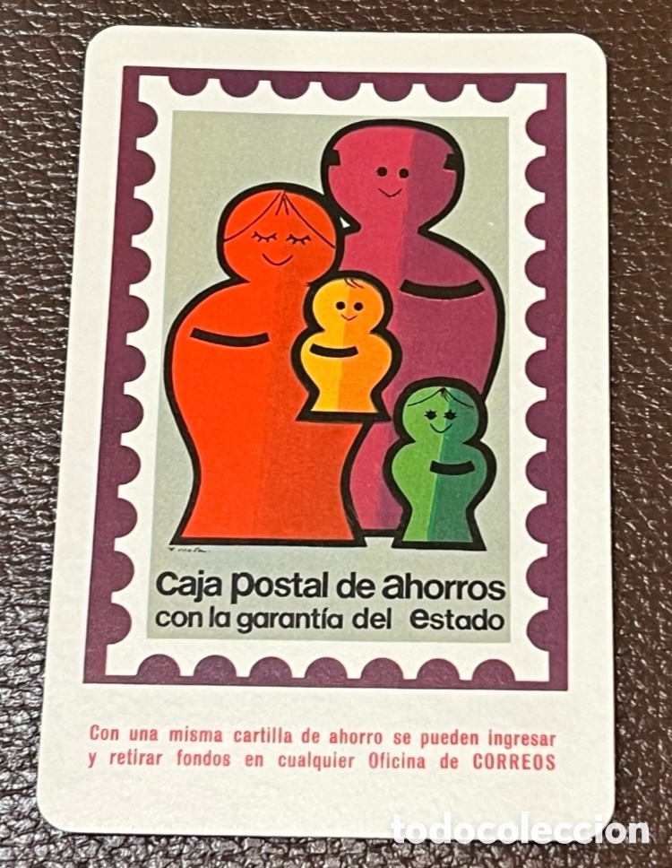 Coleccionismo Calendarios: Calendario de Bolsillo. Caja Postal de Ahorros. Fournier. 1974.