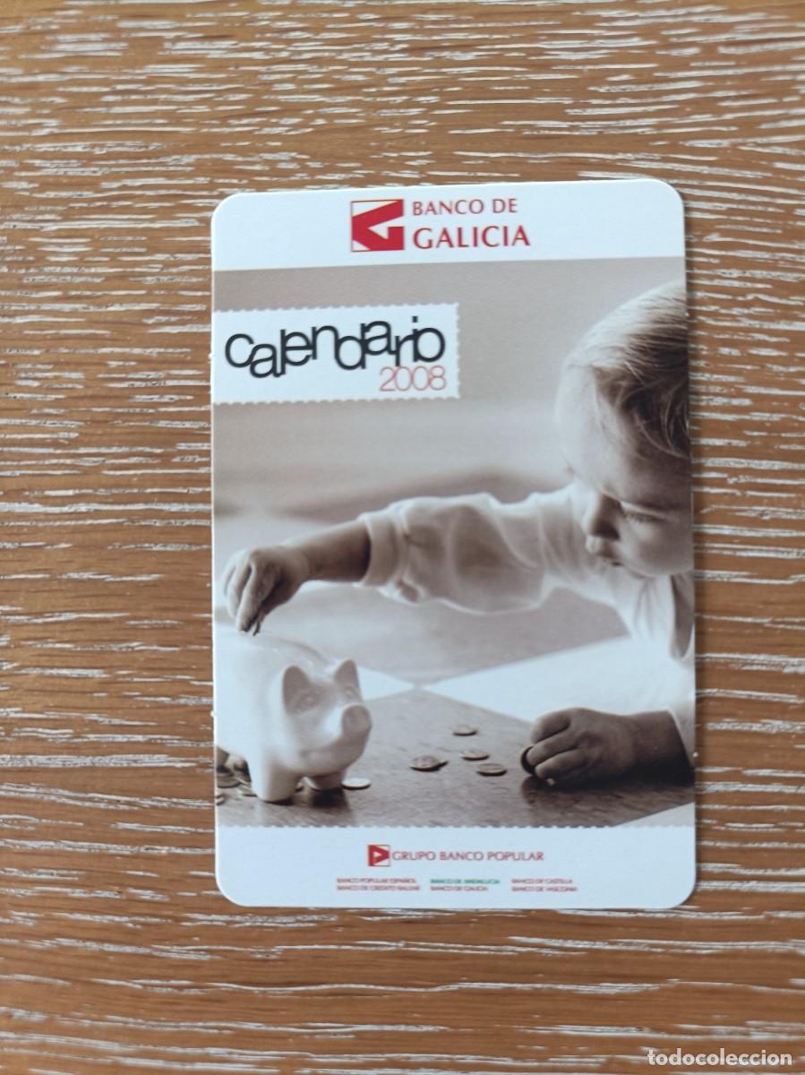 Coleccionismo Calendarios: CALENDARIO BOLSILLO - A&Ntilde;O 2008 - BANCO DE GALICIA - GRUPO BANCO POPULAR
