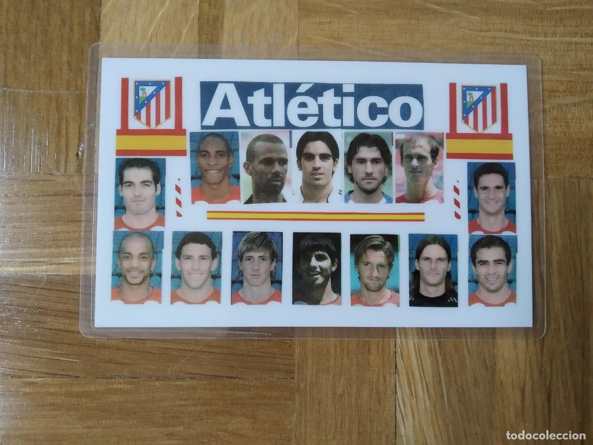 Collezionismo Calendari: CALENDARIO DE FUTBOL PLANTILLA DEL ATLETICO DE MADRID A&Ntilde;O 2007 PLASTIFICADO VER FOTOS