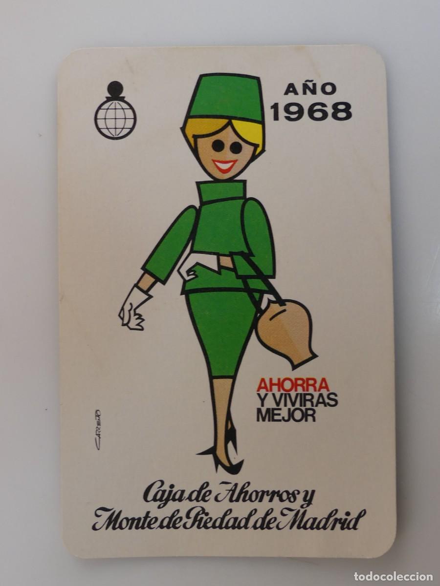 Colecionismo Calend&aacute;rios: CALENDARIO DE BOLSILLO &ndash; CAJA DE AHORROS Y MONTE DE PIEDAD DE MADRID A&Ntilde;O 1968