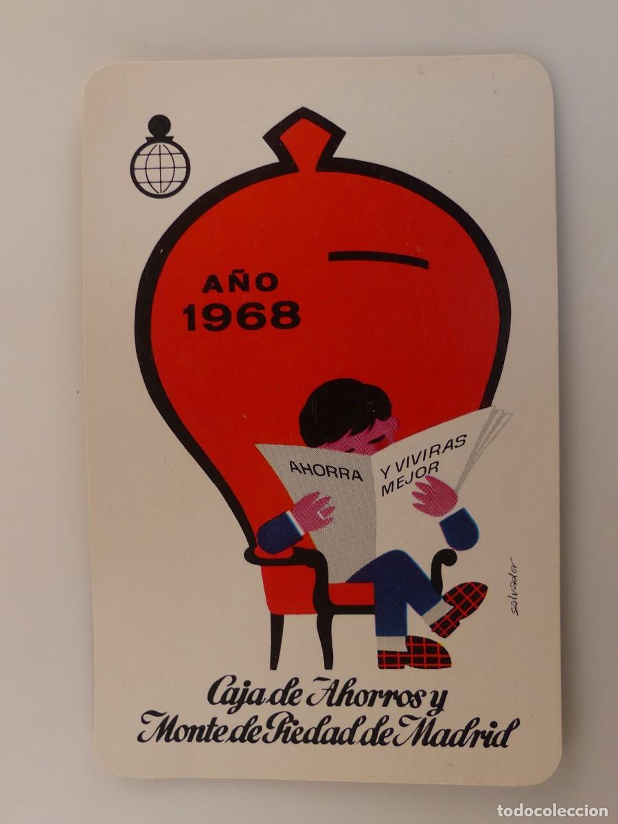 Collezionismo Calendari: CALENDARIO DE BOLSILLO &ndash; CAJA DE AHORROS Y MONTE DE PIEDAD DE MADRID A&Ntilde;O 1968