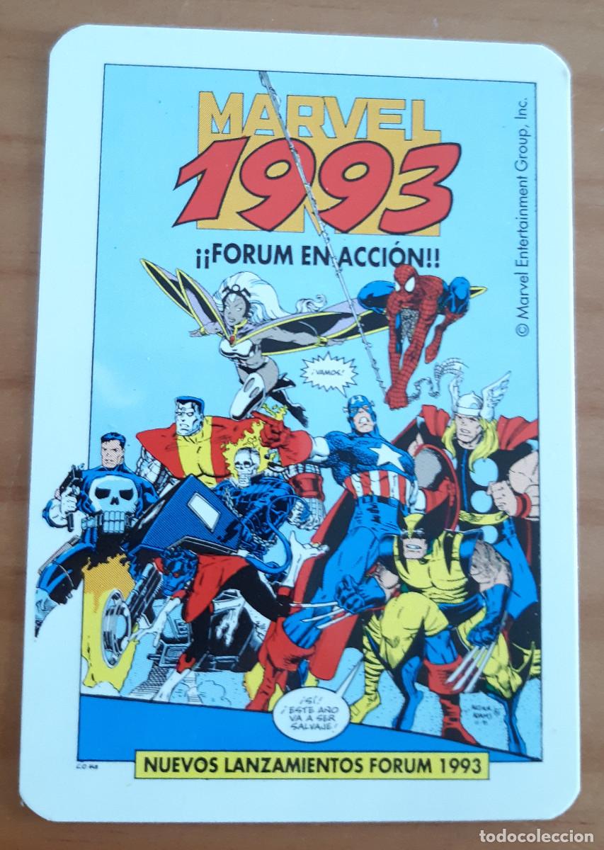 Sammeln von Kalendern: MARVEL 1993 - CALENDARIO DE BOLSILLO - COMICS FORUM - 9,50 X 7 CMS. - PERFECTO ESTADO