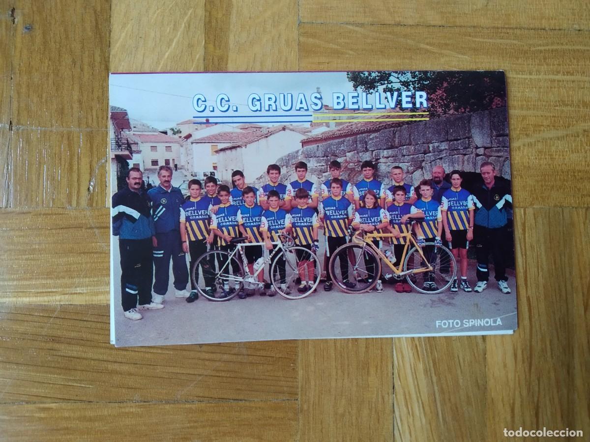 Coleccionismo Calendarios: CALENDARIO DE CICLISMO DE LA PLANTILLA DEL C.C. GRUAS BELLVER DE BURGOS A&Ntilde;O 1999 VER FOTOS