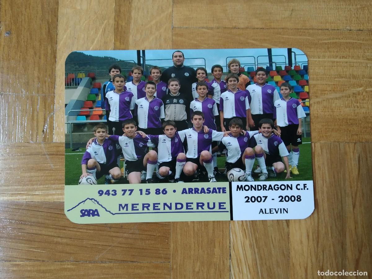 Collectionnisme Calendriers: CALENDARIO DE FUTBOL DE LA PLANTILLA DEL MONDRAGON C.F 2007 2008 ALEVIN A&Ntilde;O 2008 VER FOTOS