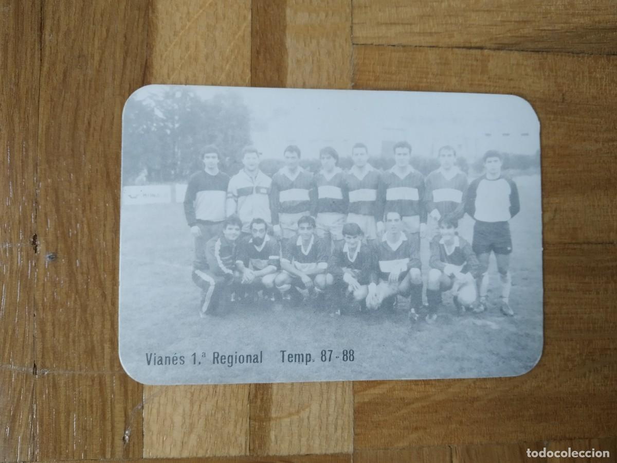 Collectables Calendars: CALENDARIO DE FUTBOL DE LA PLANTILLA DEL C.D VIANES 1&ordf; REGIONAL TEMPORADA 87 88 A&Ntilde;O 1988
