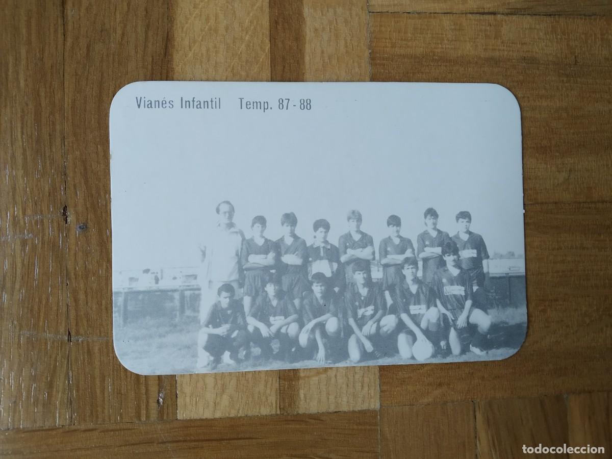 Collectables Calendars: CALENDARIO DE FUTBOL DE LA PLANTILLA DEL C.D VIANES INFANTIL TEMPORADA 87 88 A&Ntilde;O 1988