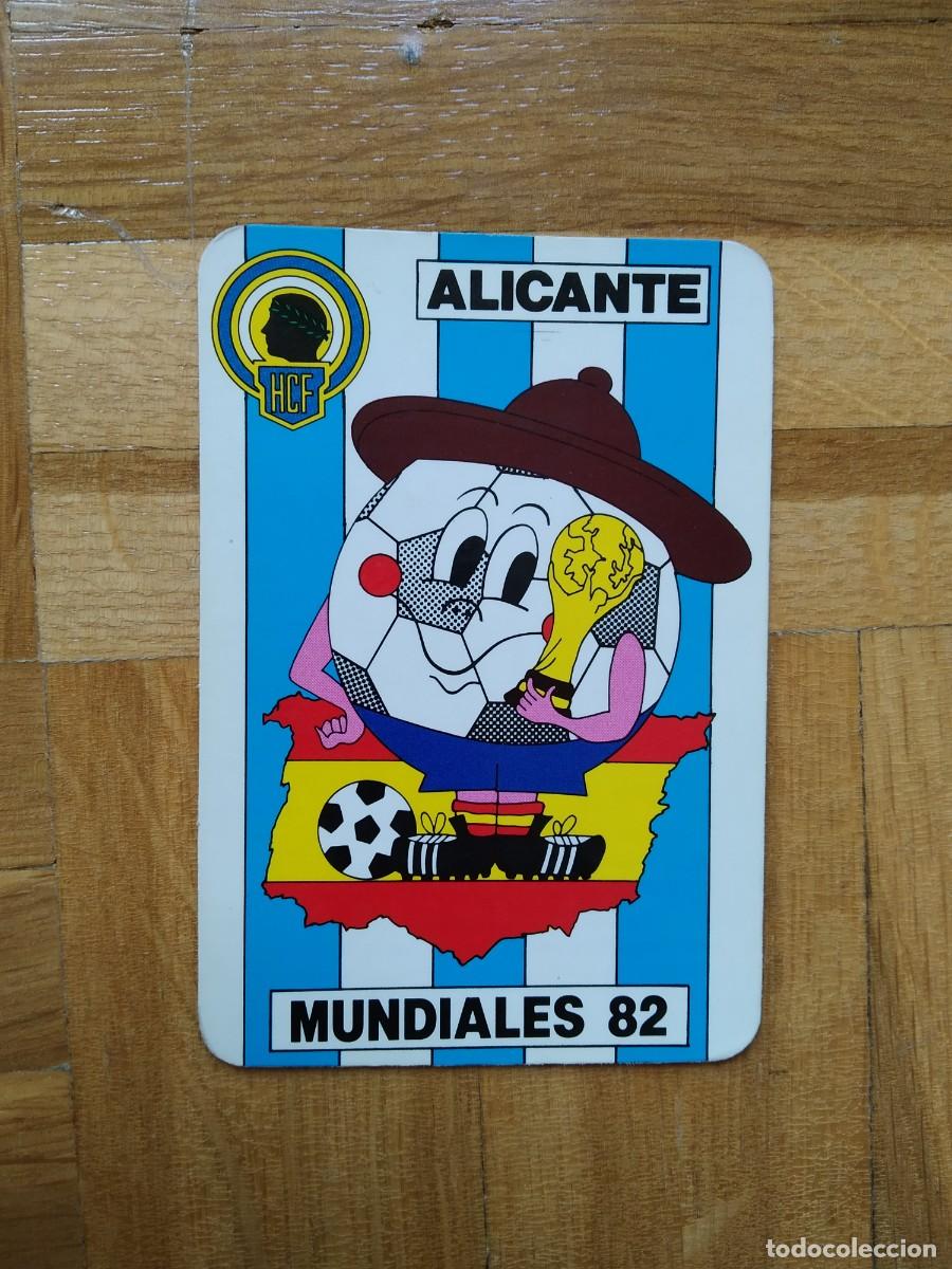 Collectionnisme Calendriers: CALENDARIO DE FUTBOL HERCULES DE ALICANTE MUNDIAL FUTBOL ESPA&Ntilde;A 82 NARANJITO A&Ntilde;O 1982 VER FOTOS