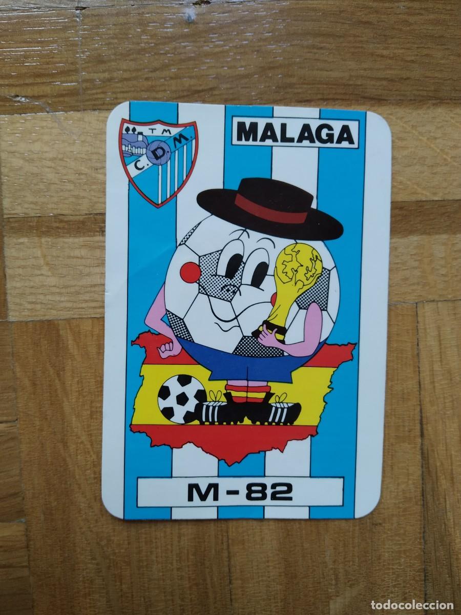 Coleccionismo Calendarios: CALENDARIO DE FUTBOL DEL MUNDIAL ESPA&Ntilde;A 82 C.D MALAGA A&Ntilde;O 1982. VER FOTOS