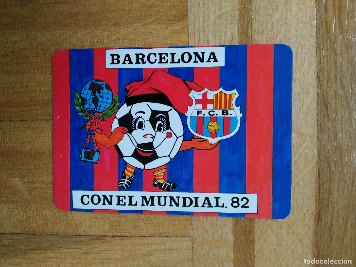 Coleccionismo Calendarios: CALENDARIO DE FUTBOL DEL MUNDIAL ESPA&Ntilde;A 82 F. C BARCELONA A&Ntilde;O 1982. VER FOTOS