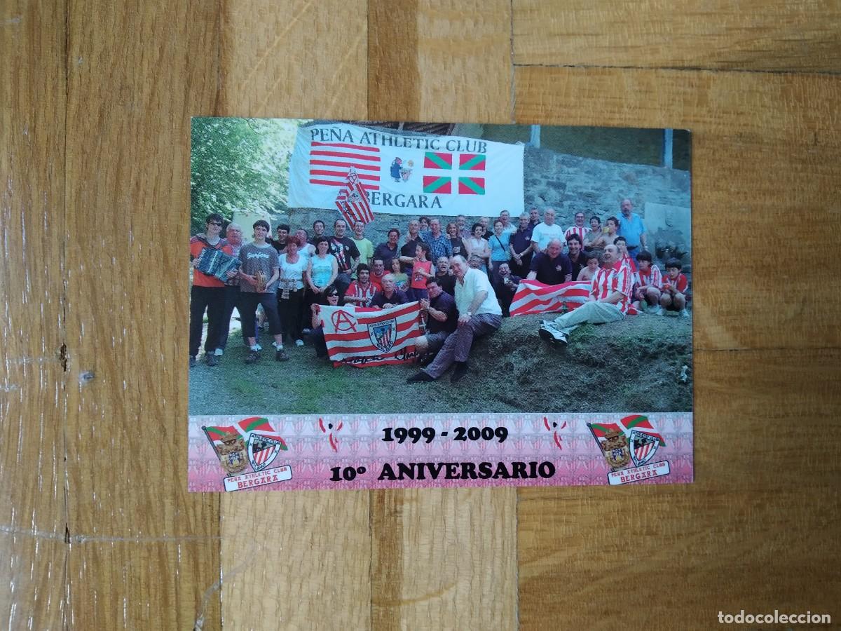 Coleccionismo Calendarios: CALENDARIO DE FUTBOL DEL ATHLETIC CLUB BILBAO. PE&Ntilde;A ATHLETIC CLUB BERGARA A&Ntilde;O 2009 VER FOTOS