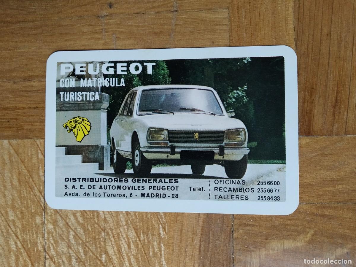 Coleccionismo Calendarios: CALENDARIO FOURNIER PEUGEOT A&Ntilde;O 1976 VER FOTOS NUEVO