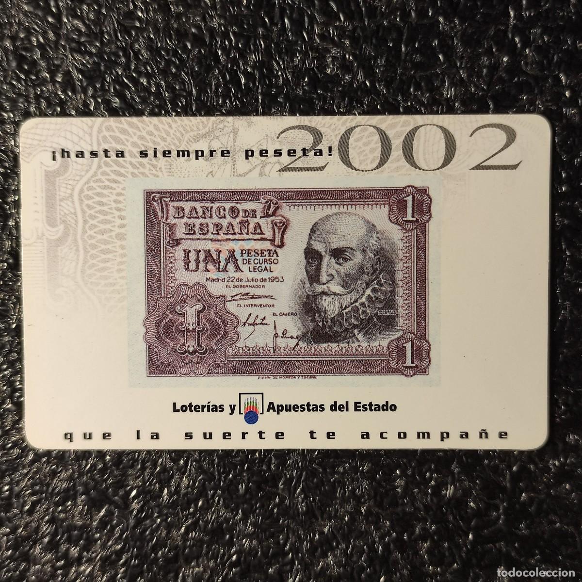 Coleccionismo Calendarios: Calendario de Bolsillo - Loterias y apuestas del estado - Loter&iacute;a Nacional - A&ntilde;o 2002 ** T3