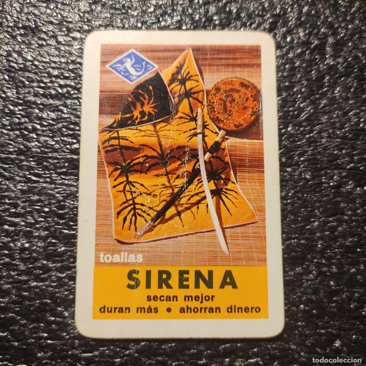 Coleccionismo Calendarios: CALENDARIO FOURNIER . TOALLAS SIRENA. 1964