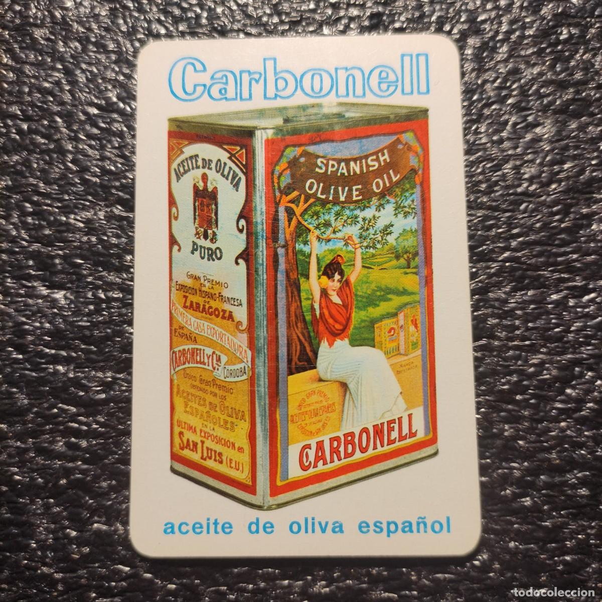 Coleccionismo Calendarios: CALENDARIO DE FOURNIER . ACEITE CARBONELL 1963