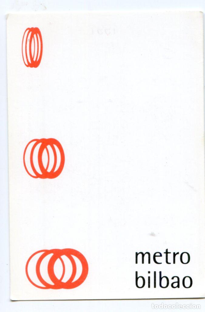Colecionismo Calend&aacute;rios: Calendario 1991 Metro Bilbao. IMEBISA, informaci&oacute;n al ciudadano