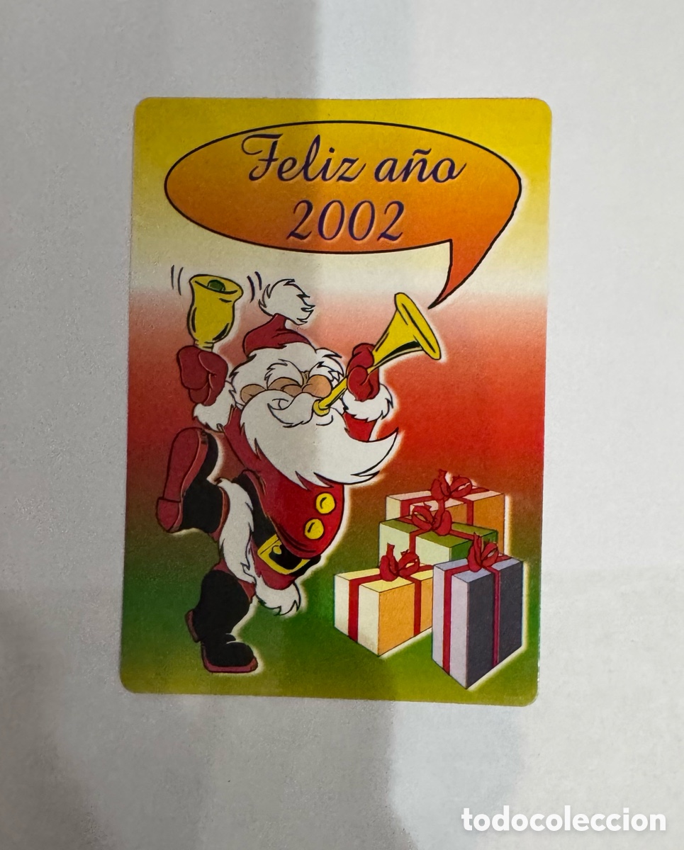 Coleccionismo Calendarios: Calendario publicitario Feliz a&ntilde;o 2002,