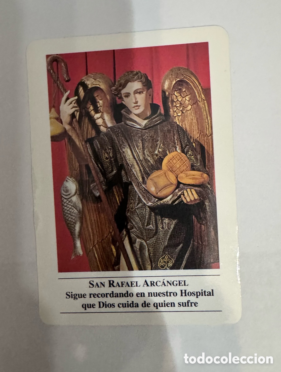 Coleccionismo Calendarios: Calendario religioso, arc&aacute;ngel san Rafael, a&ntilde;o 2007