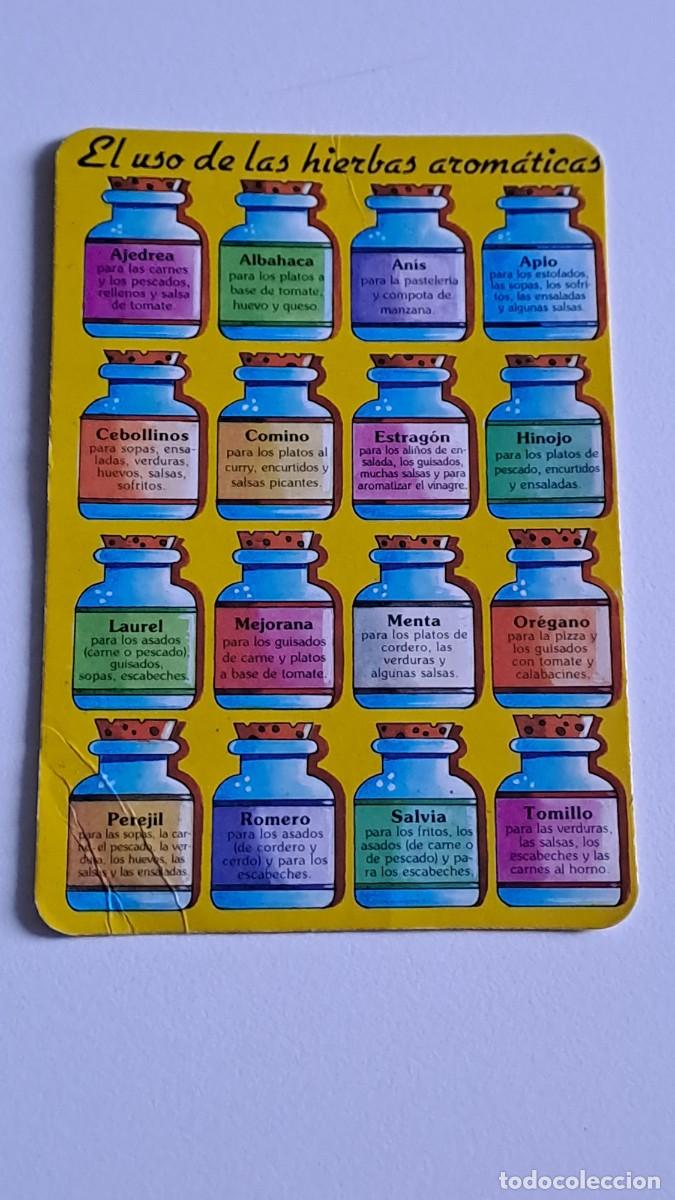 Coleccionismo Calendarios: ANTIGUO CALENDARIO EL USO DE LAS HIERBAS AROMATICAS 1994