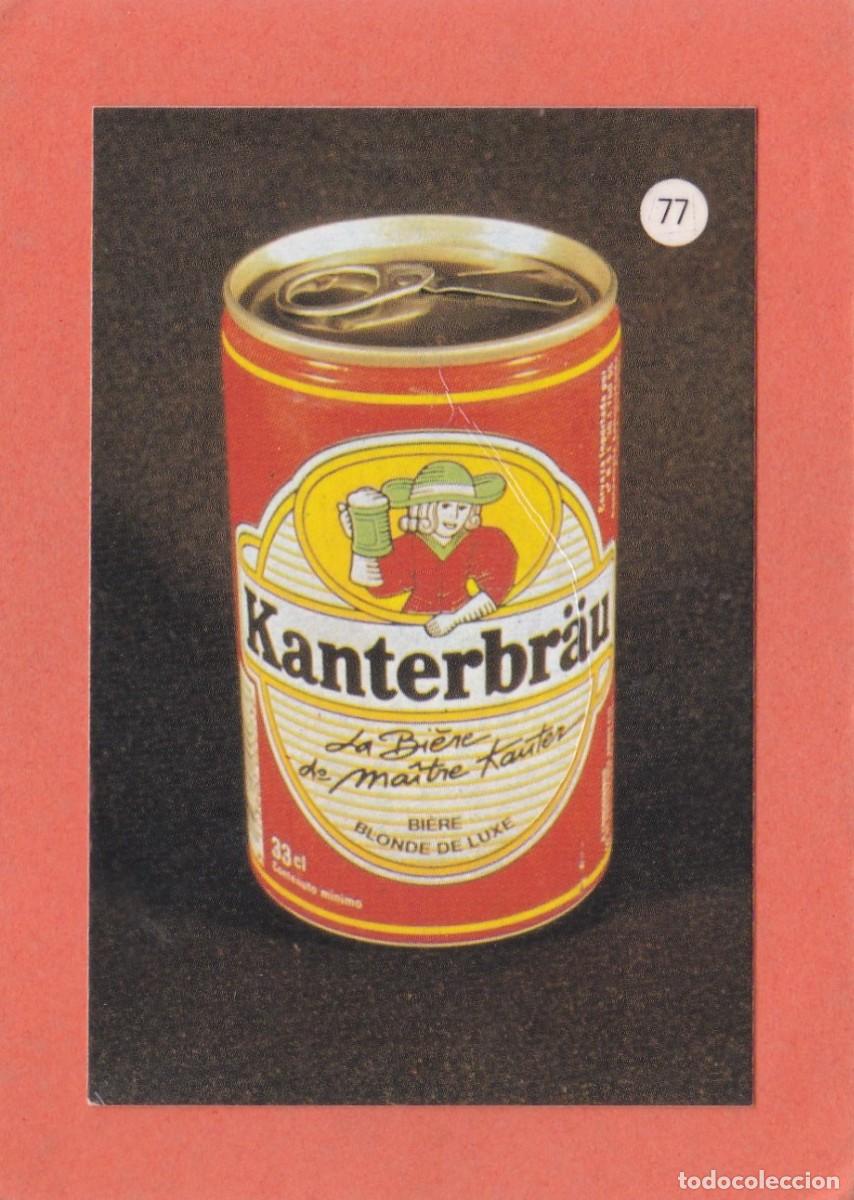 Coleccionismo Calendarios: CALENDARIO PORTUGAL 1988 - LATA CERVEZA KANTERBR&Auml;U - N&ordm; 77 A.P.S.