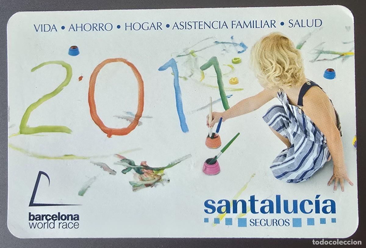 Sammeln von Kalendern: CALENDARIO DE BOLSILLO PUBLICITARIO - SEGUROS - SANTA LUCIA - 2011