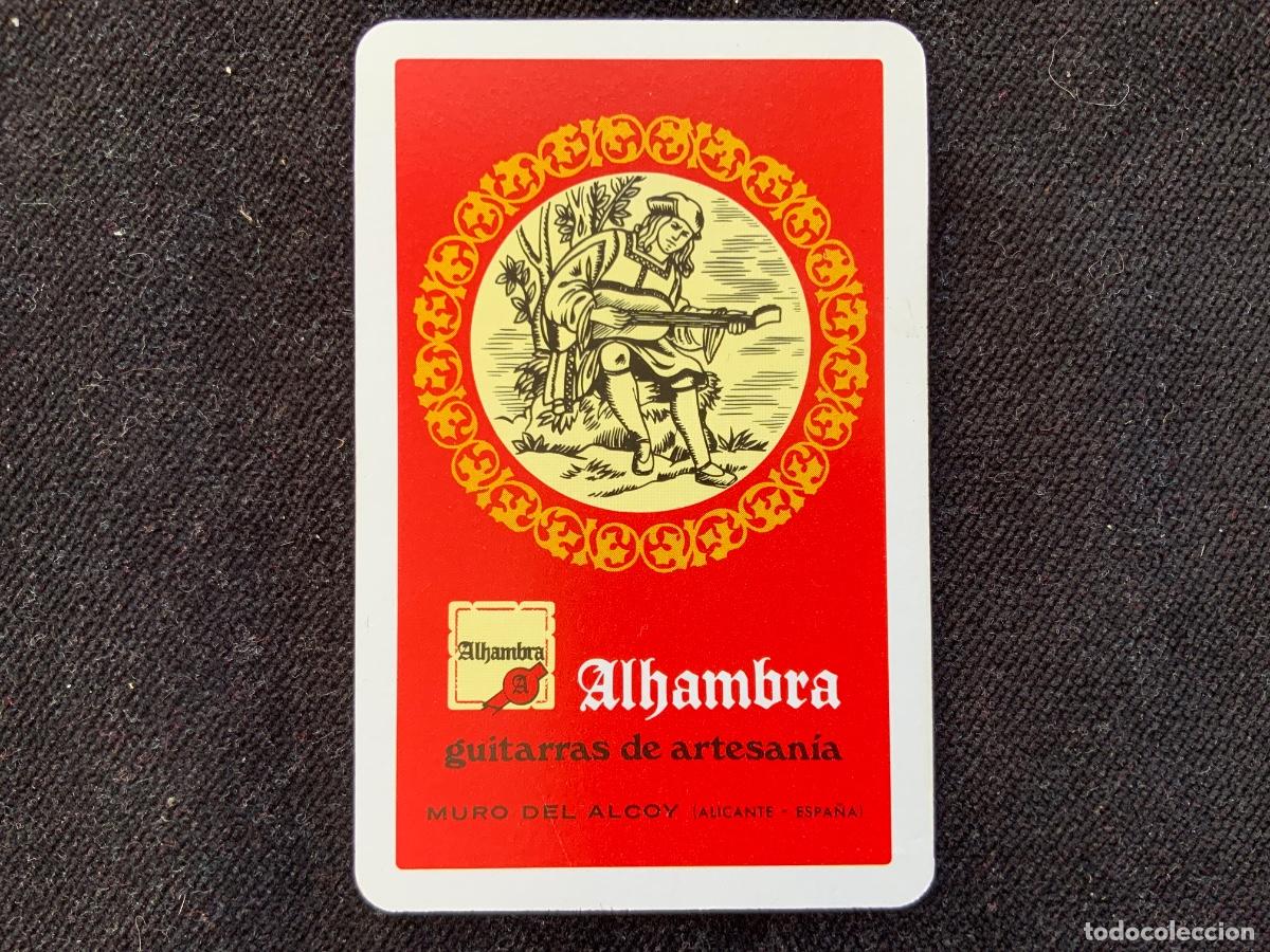 Coleccionismo Calendarios: Calendario de bolsillo heraclio fournier, guitarras de artesania alhambra, muro de alcoy, 1981.