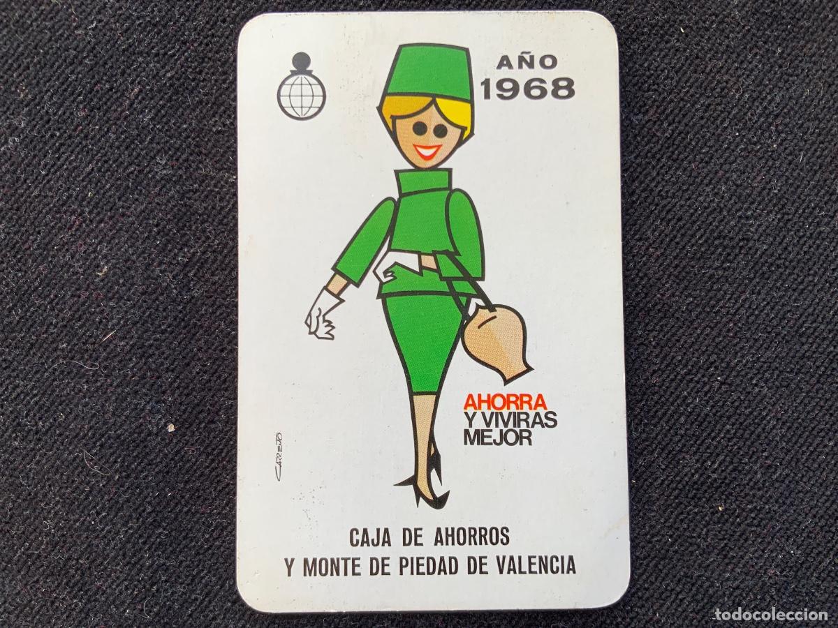 Coleccionismo Calendarios: Calendario heraclio fournier caja de ahorros y monte de piedad valencia, 1968