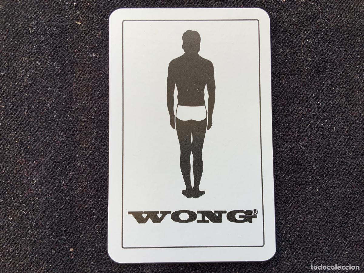 Coleccionismo Calendarios: Calendario de bolsillo heraclio fournier, prendas de vestir Wong, 1975 , calzoncillos hombre.