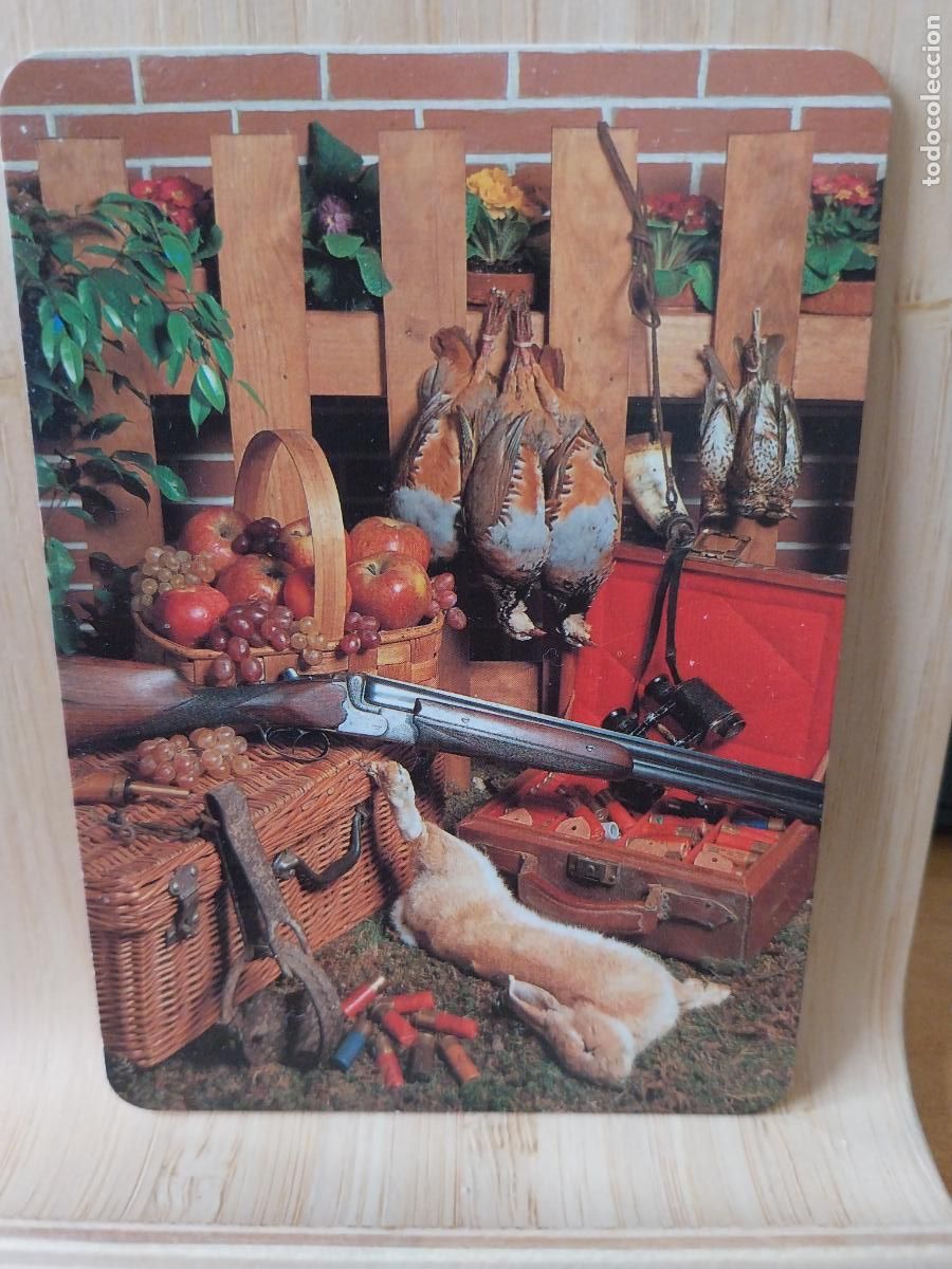 Coleccionismo Calendarios: CAZA BODEG&Oacute;N CALENDARIO A&Ntilde;O 2001 PUBLICIDAD BAR VIVAS ARROYO PLILLAS REF BO 613