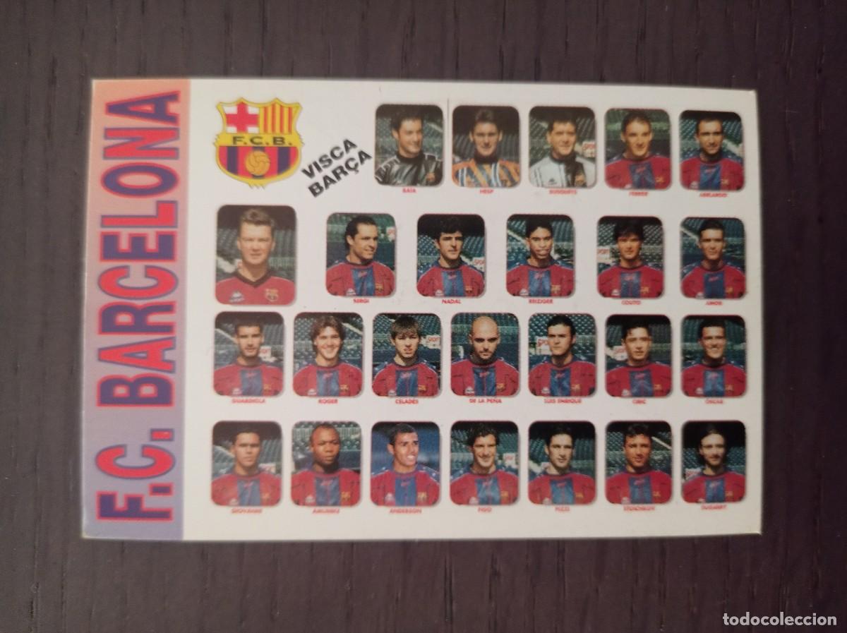 Colecionismo Calend&aacute;rios: CALENDARIO F&Uacute;TBOL. BARCELONA. A&Ntilde;O 1998
