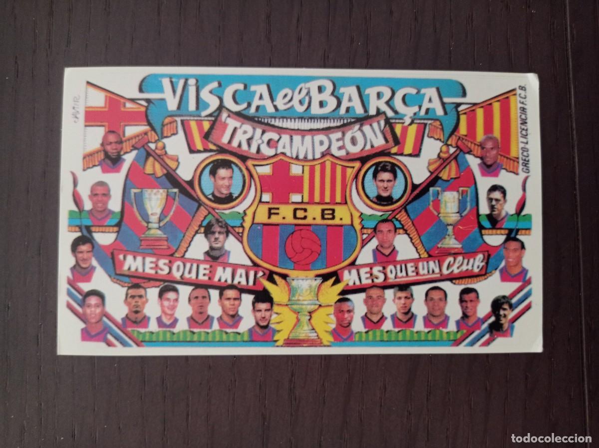 Sammeln von Kalendern: CALENDARIO F&Uacute;TBOL. BARCELONA. A&Ntilde;O 1999