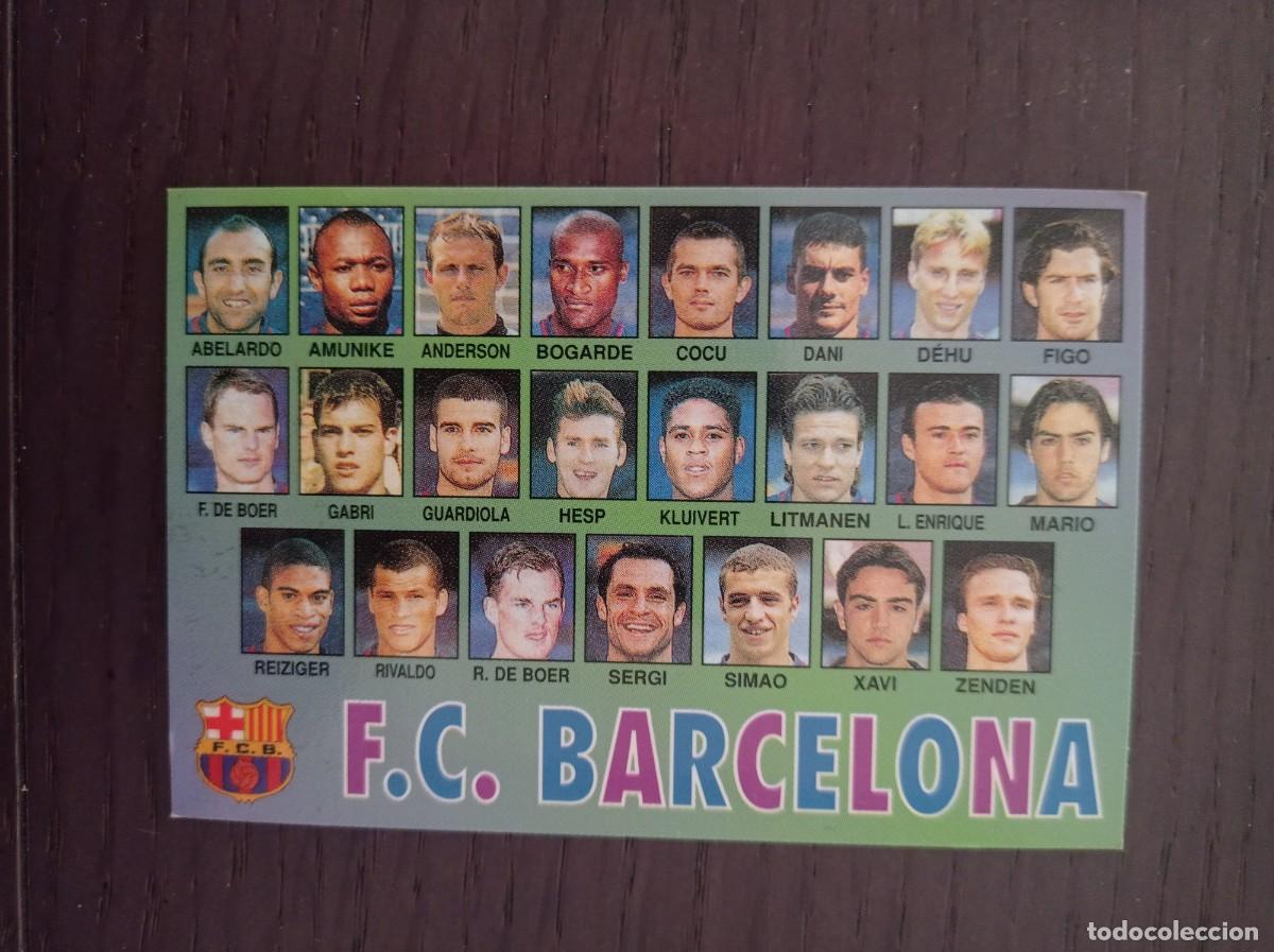 Coleccionismo Calendarios: CALENDARIO F&Uacute;TBOL. BARCELONA. A&Ntilde;O 2000
