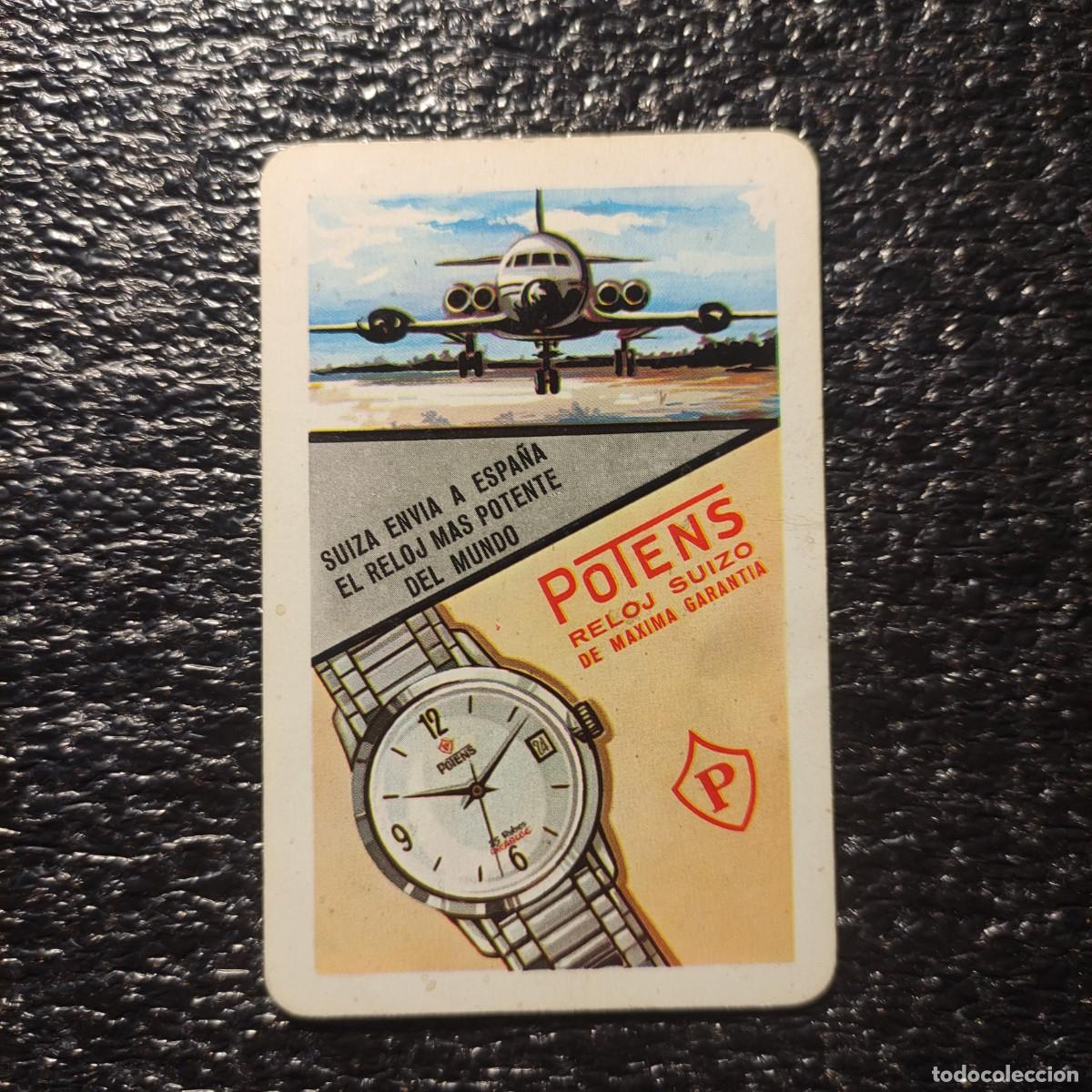 Coleccionismo Calendarios: CALENDARIO FOURNIER . RELOJES POTENS 1966 ** AVION **