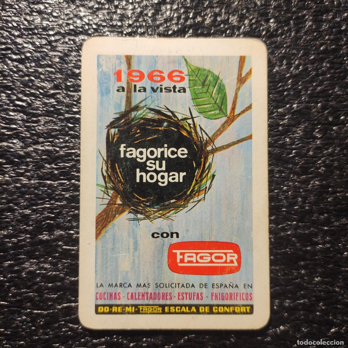 Coleccionismo Calendarios: CALENDARIO FOURNIER . FAGOR 1966