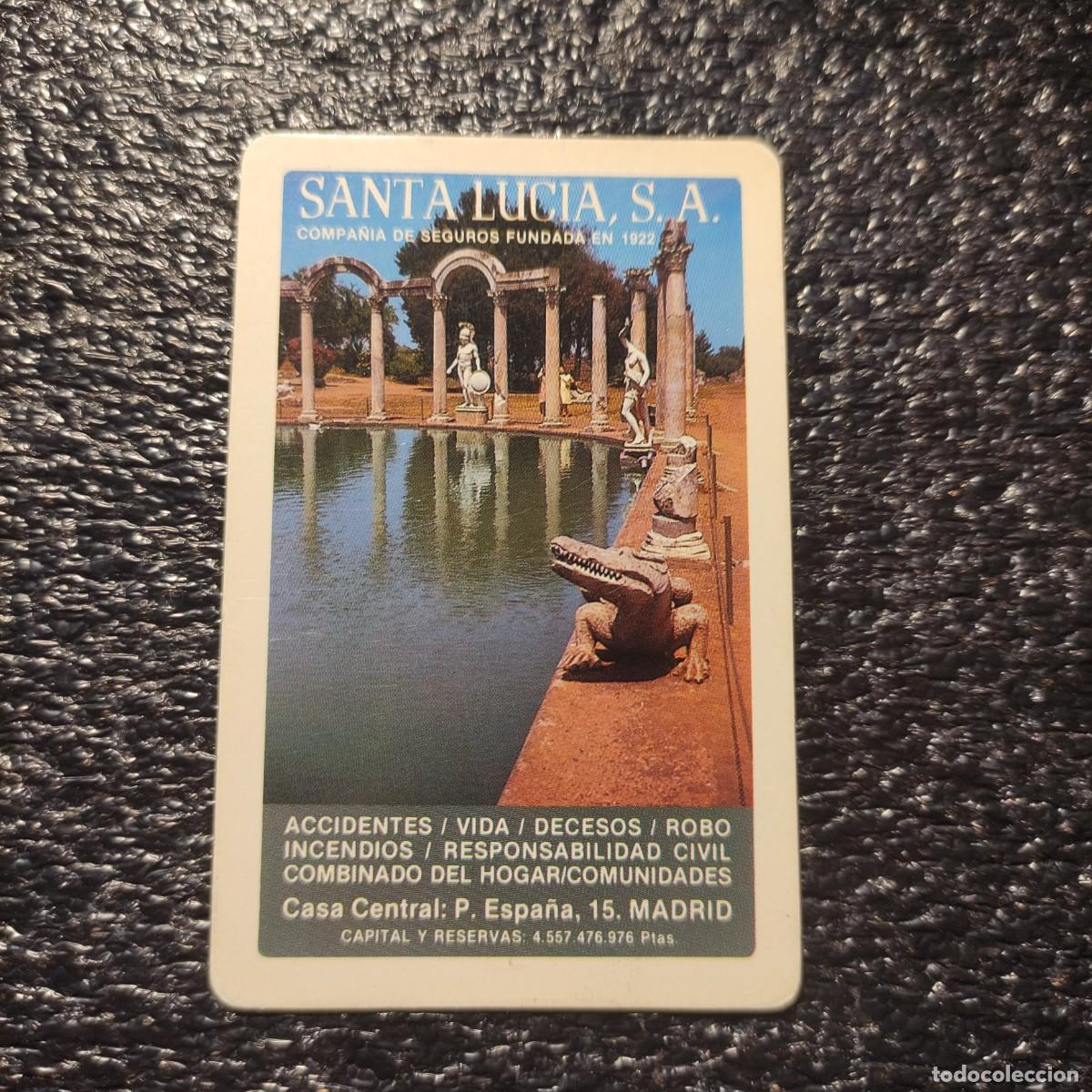 Coleccionismo Calendarios: CALENDARIO FOURNIER . SEGUROS SANTA LUCIA 1984
