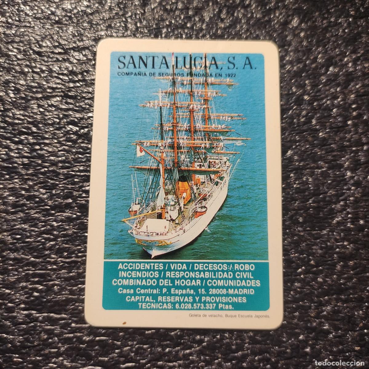 Coleccionismo Calendarios: CALENDARIO FOURNIER . SEGUROS SANTA LUCIA 1985 ** BARCOS