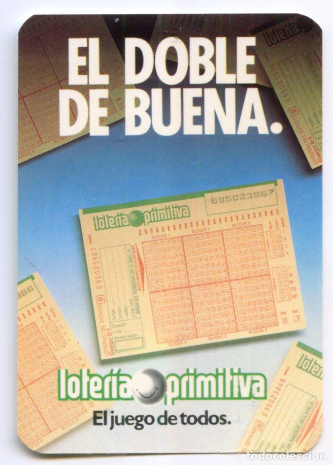 Sammeln von Kalendern: Calendario 1988 Loter&iacute;a primitiva. El doble de buena