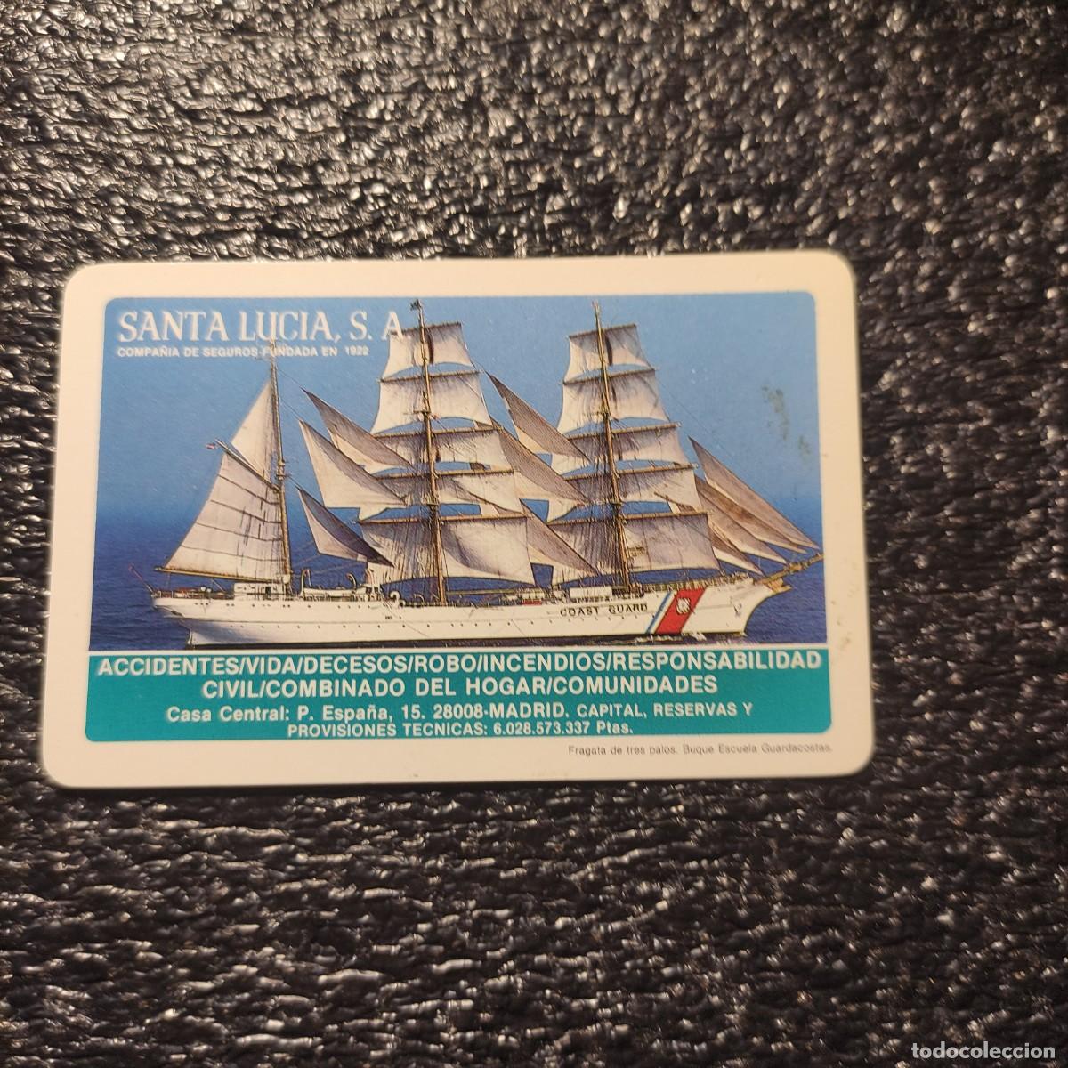 Coleccionismo Calendarios: CALENDARIO FOURNIER . SEGUROS SANTA LUCIA 1985 ** BARCOS