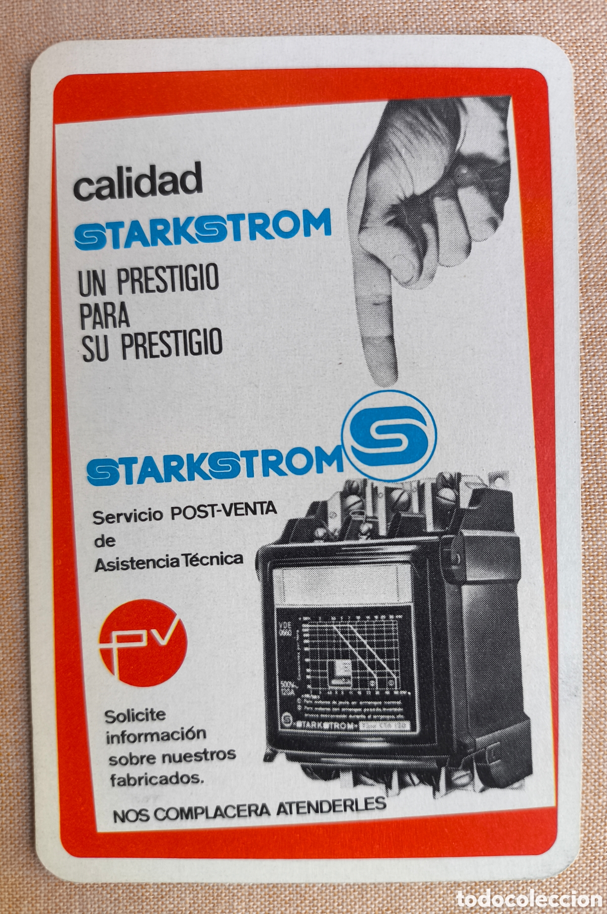 Coleccionismo Calendarios: FOURNIER CALENDARIO PUBLICIDAD STARKSTROM 1970