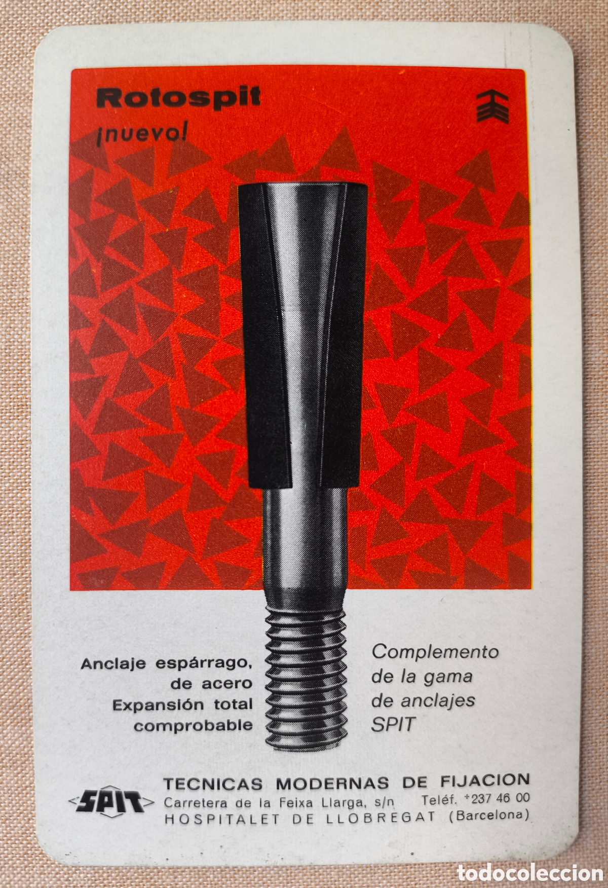 Coleccionismo Calendarios: FOURNIER CALENDARIO PUBLICIDAD SPIT FIJACIONES 1970
