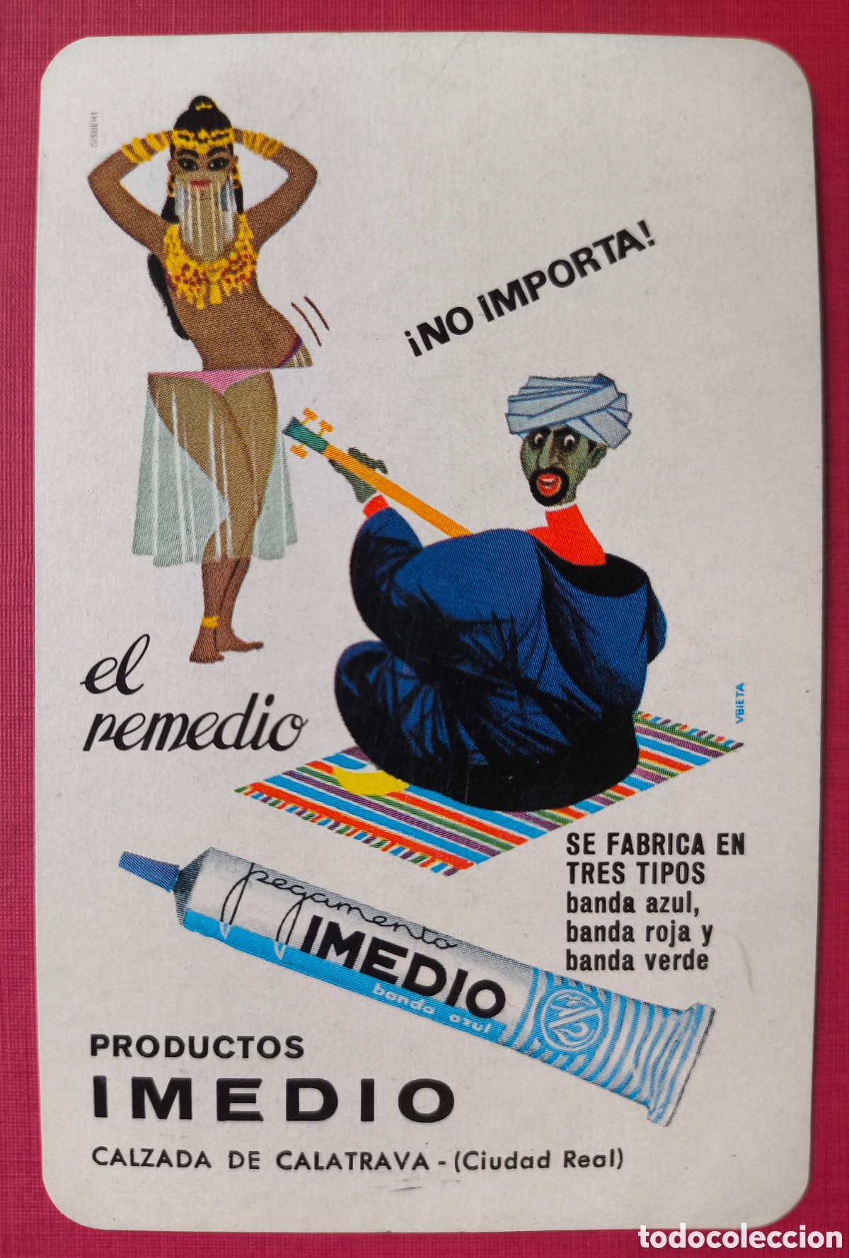 Coleccionismo Calendarios: FOURNIER CALENDARIO PUBLICIDAD PEGAMENTO IMEDIO 1969