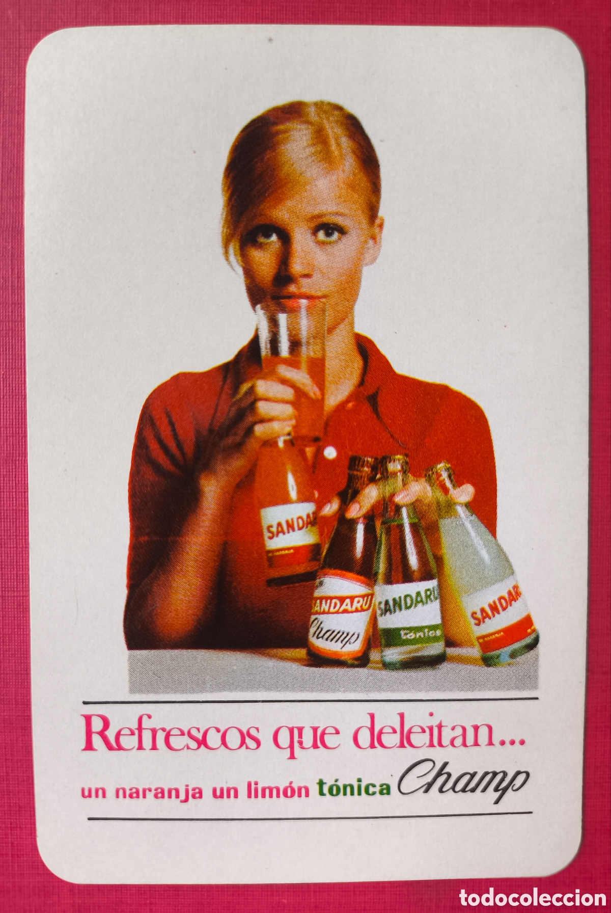 Coleccionismo Calendarios: FOURNIER CALENDARIO PUBLICIDAD SANDARU REFRESCOS 1969