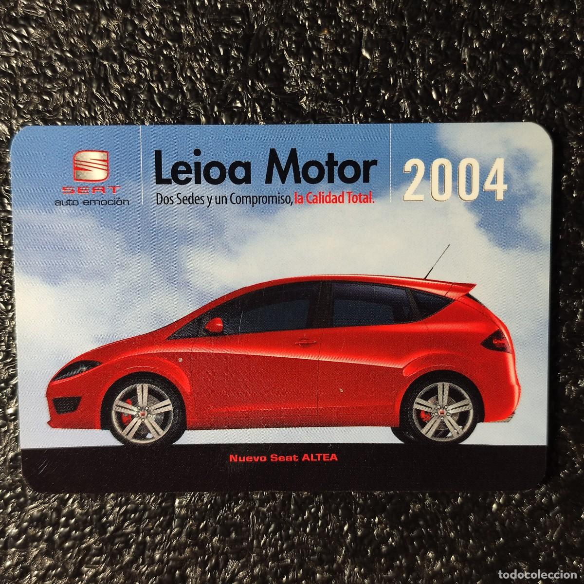 Coleccionismo Calendarios: CALENDARIO COCHES . CONCESIONARIO (SEAT) LEIOA MOTOR. 2004 ** T1
