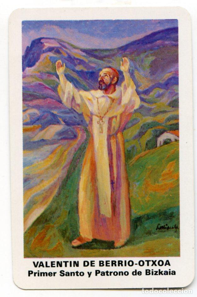Collezionismo Calendari: Calendario Fournier 1988 Valent&iacute;n de Berrio-Otxoa, primer santo y patrono de Bizkaia, Bilbao
