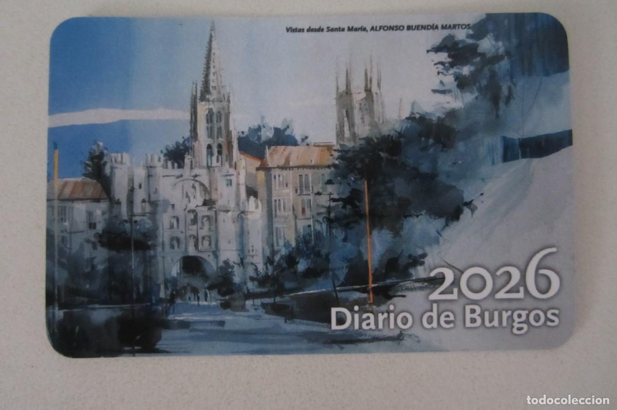 Coleccionismo Calendarios: Calendario Diario de Burgos 2026