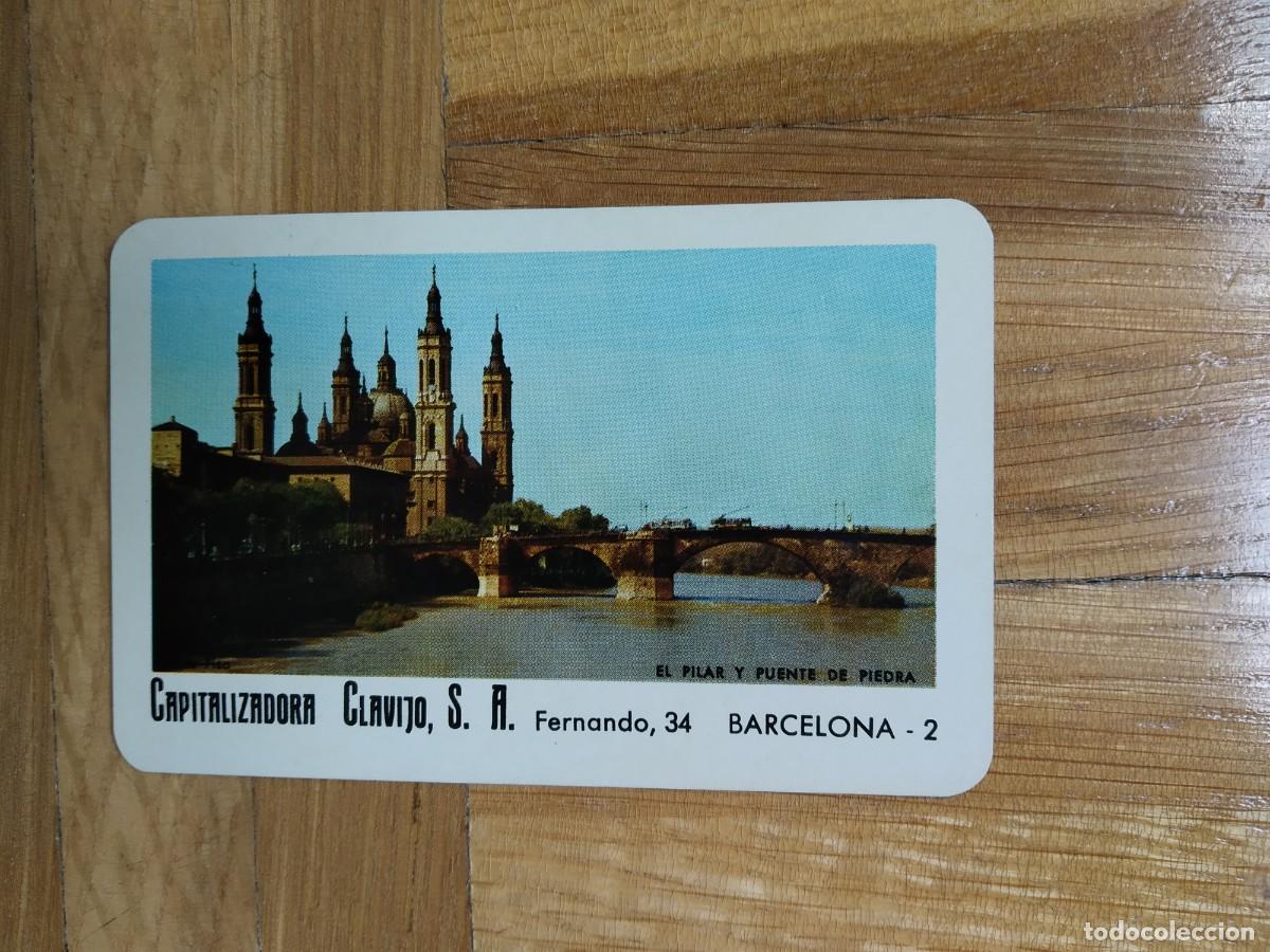 Colecionismo Calend&aacute;rios: CALENDARIO FOURNIER CAPITALIZADORA CLAVIJO. ZARAGOZA. EL PILAR Y PUENTE DE PIEDRA A&Ntilde;O 1967 VER FOTOS