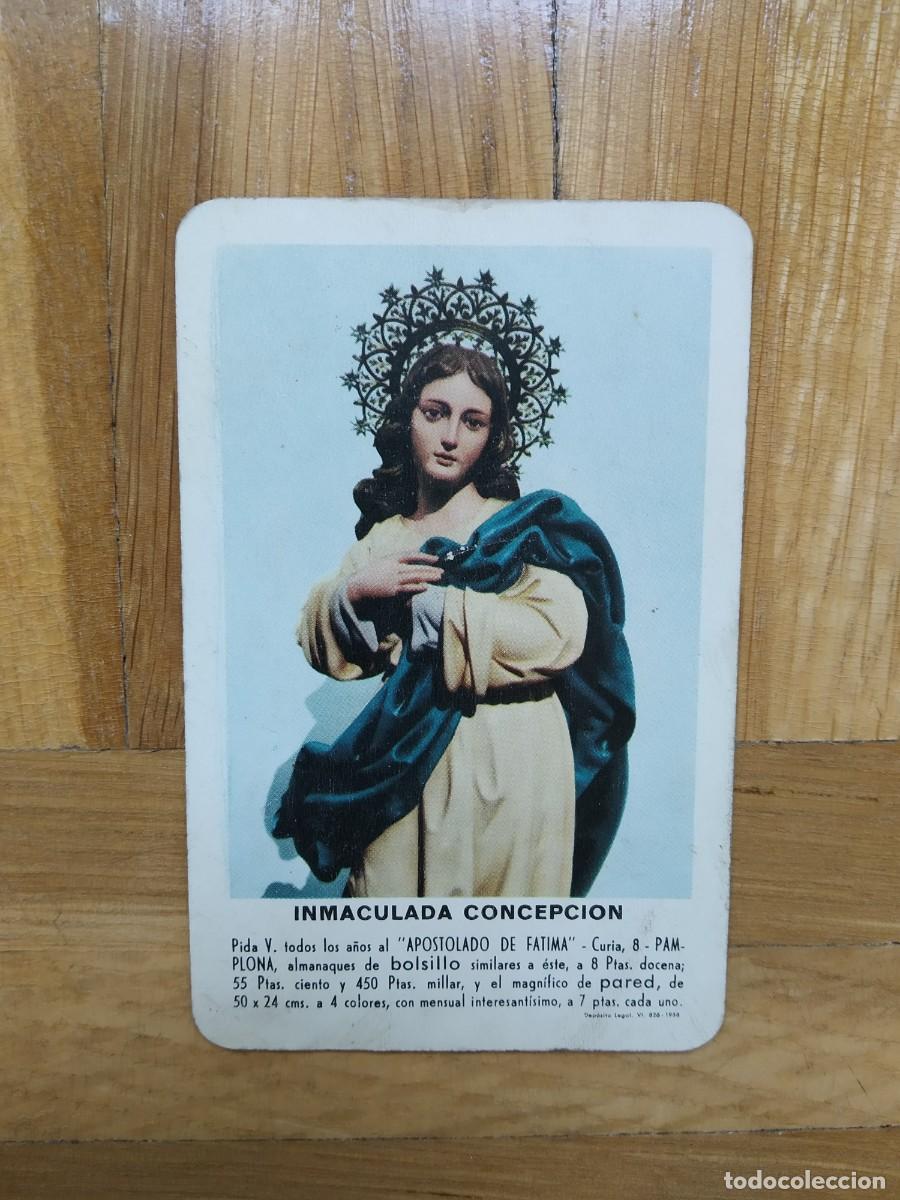 Collectionnisme Calendriers: CALENDARIO FOURNIER INMACULADA CONCEPCI&Oacute;N A&Ntilde;O 1959. VER FOTOS HF8